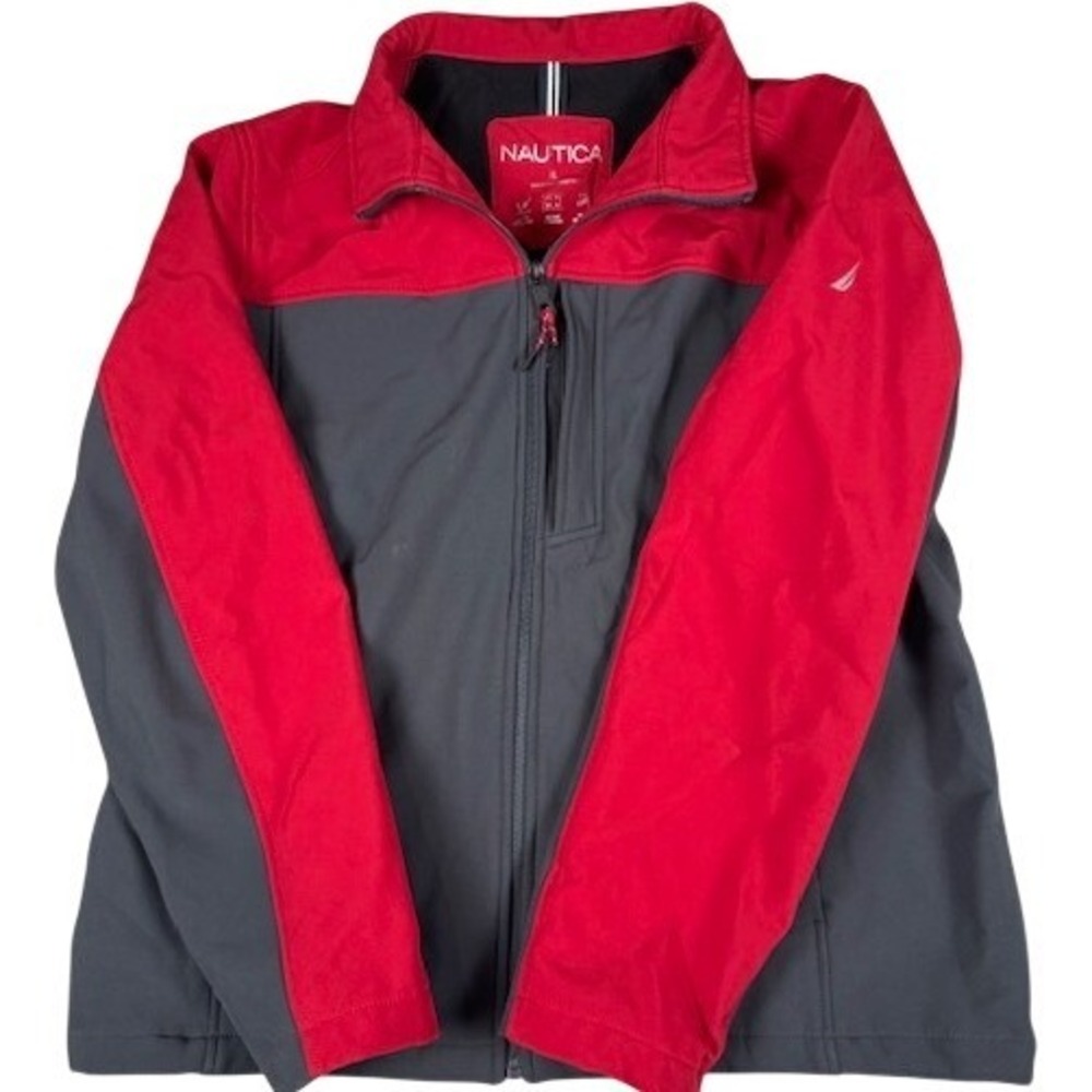 Nautica Mens Large‎ Softshell Jacket Water Resistant Active Stretch Performance